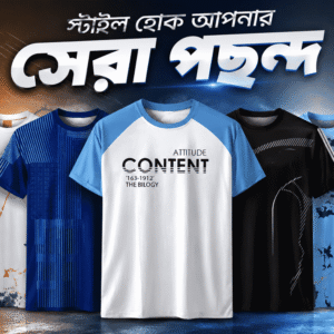 ৫টি প্রিমিয়াম টি-শার্টের আকর্ষণীয় কম্বো – কম খরচে বেশি সুবিধা - M